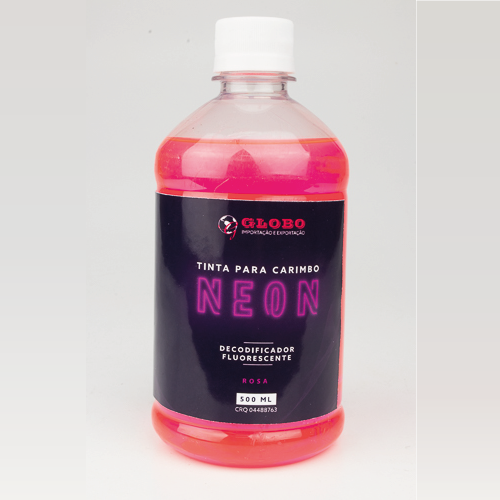 Tinta Invisível NEON - 500 ml você encontra na Globo Carimbos, distribuidora oficial de Carimbos Trodat no Atacado