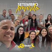 Palestra Setembro Amarelo na Globo Carimbos Trodat Atacado
