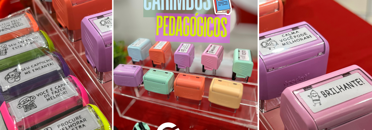 Kits de Carimbos Pedagógicos Trodat para Professores e Papelarias